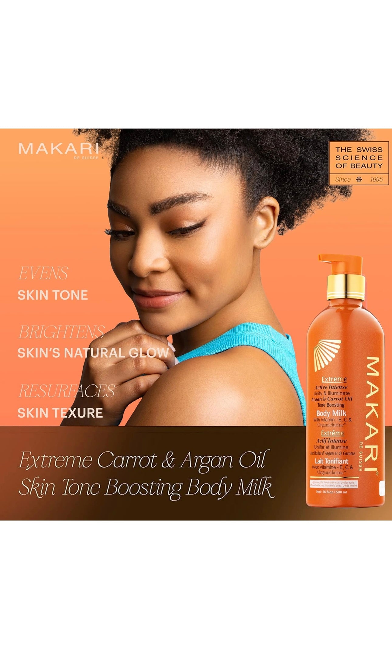 Makari Extreme Carrot and Argan Lotion 16.8 oz