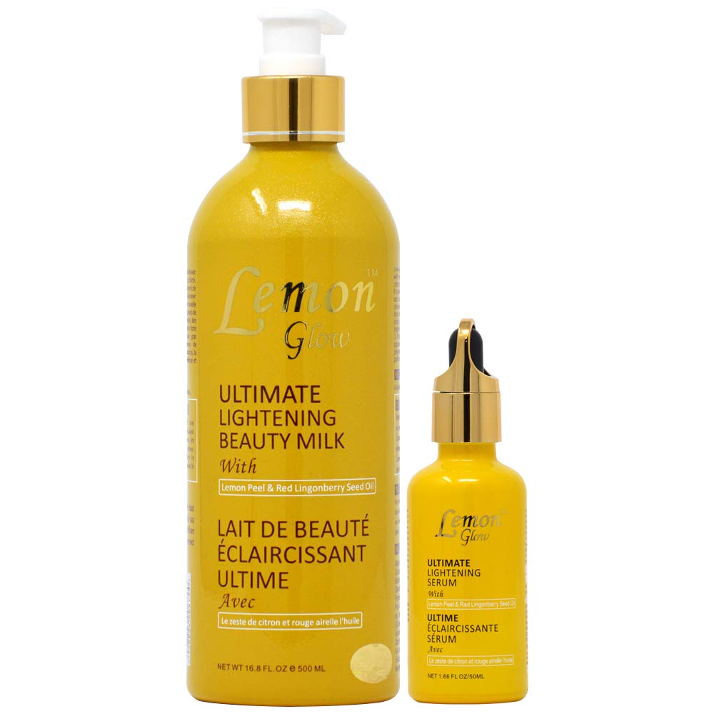 Lemon Glow Lotion Combo-1 (Lotion 16.8oz + Serum 1.66oz)
