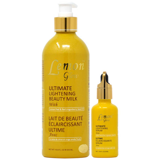 Lemon Glow Lotion Combo-1 (Lotion 16.8oz + Serum 1.66oz)