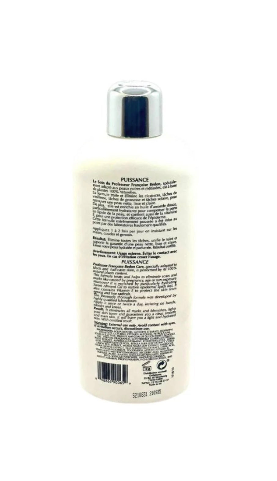 PUISSANCE EXTRA STRONG SKIN LIGHTENING BODY MILK Pr. FRANCOISE BEDON 500ml by PR. FRANCOISE BEDON PARIS